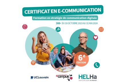 formation communication marketing digital helha uclouvain ecampus creative square